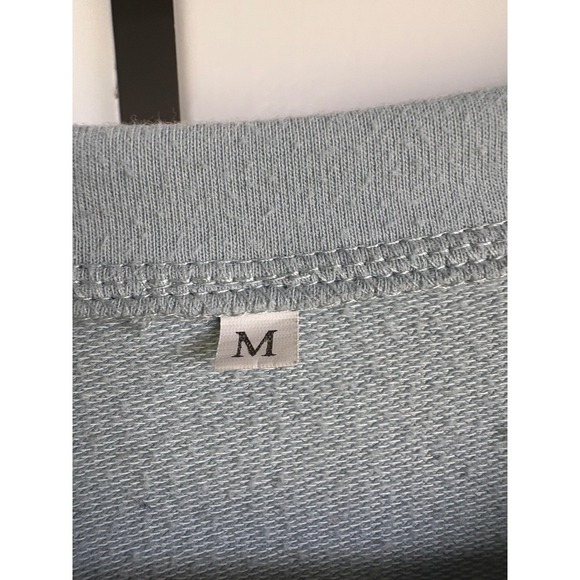 Mama‎ Sweatshirt Crewneck Pullover Top Women's Medium Blue Casual - Picture 3 of 5